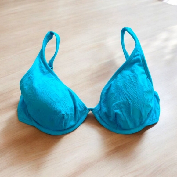 VENUS Turquoise Bikini Top, Size 32DDD/34DD/36D - Picture 3 of 13